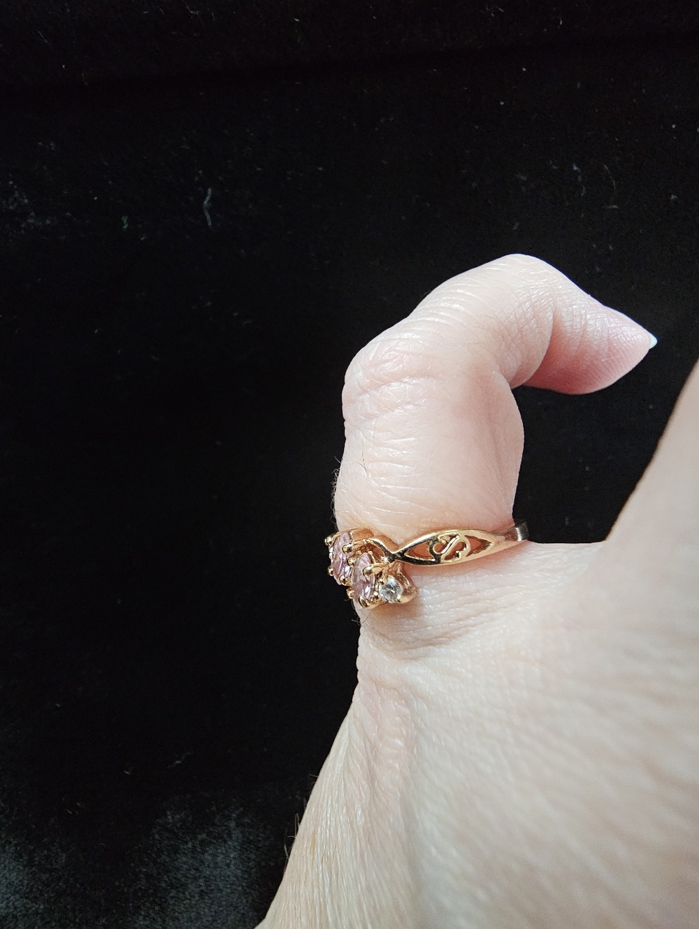 Vintage Gold Plated Rsc Ring Size 5 - Picture 5 of 7